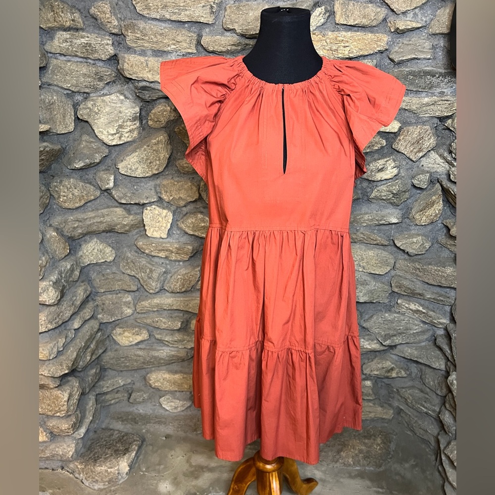 Marie Oliver Rust Colored “Kara Dress”